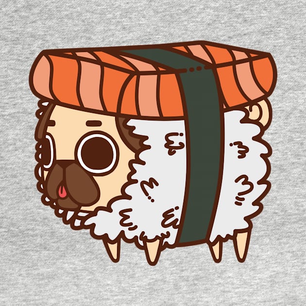 Salmon Sushi Puglie by Puglie Pug 